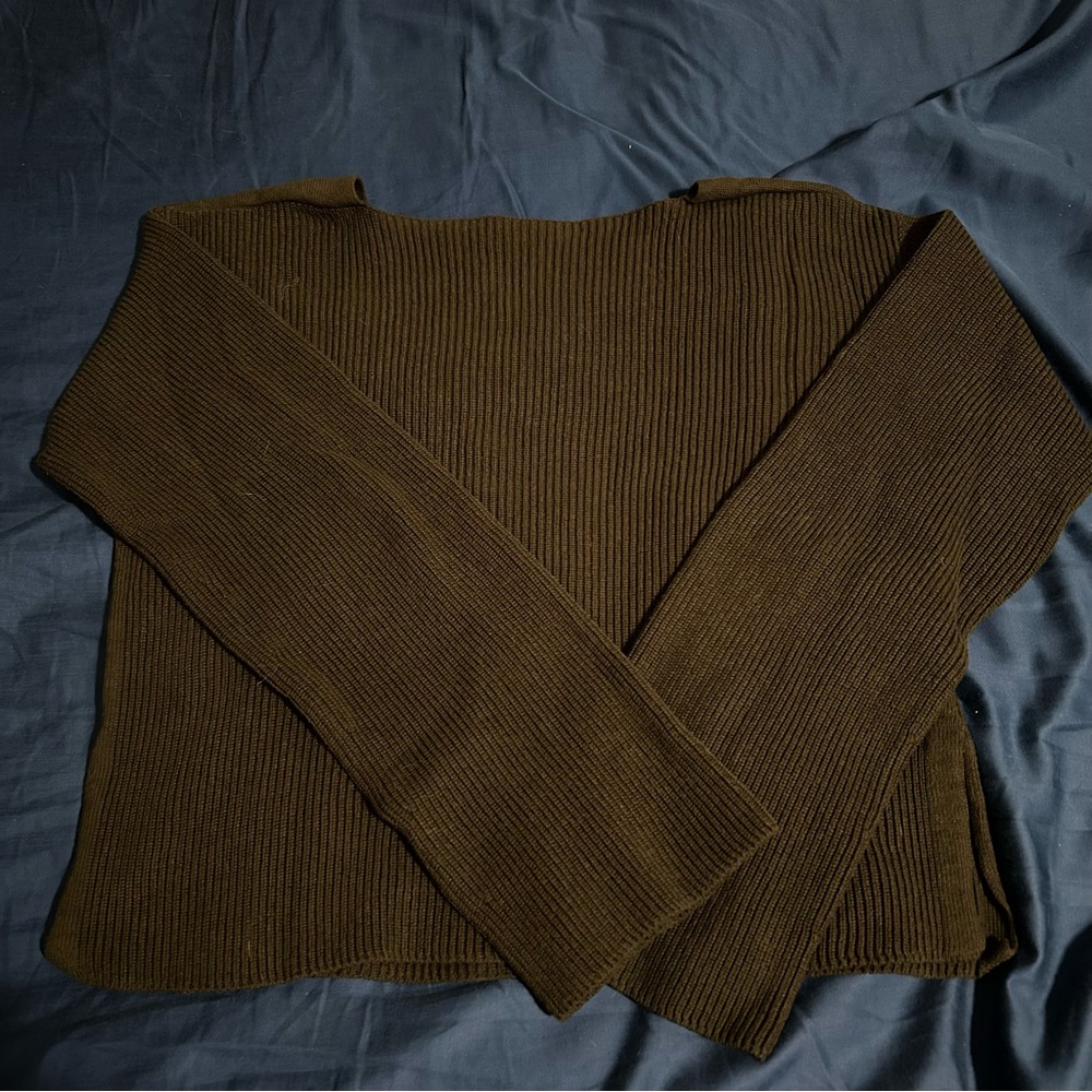 Everlane The Boatneck Top - Green - S